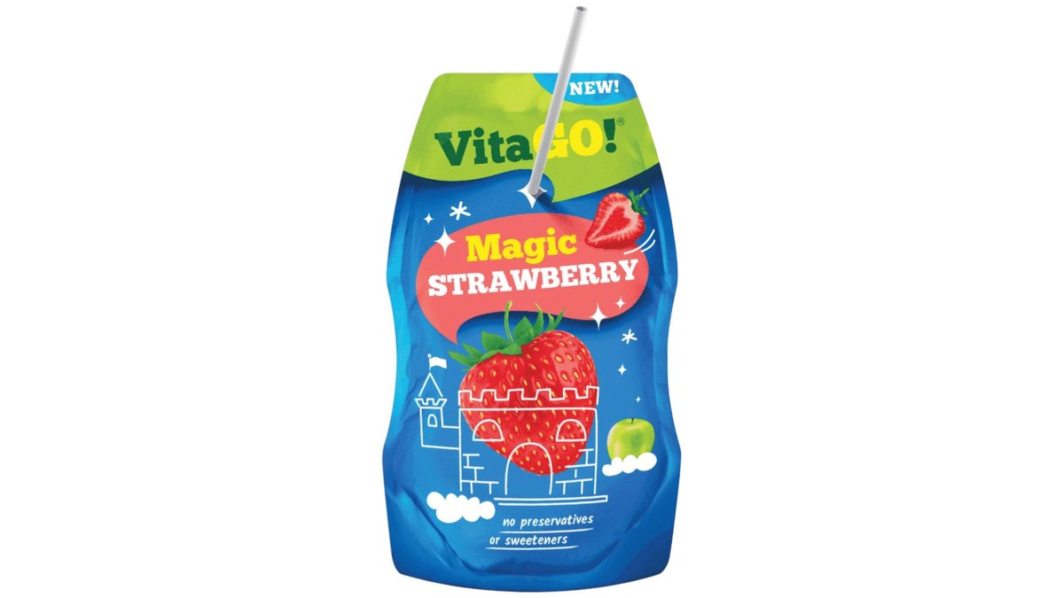 Vita Go Χυμός Magic Strawberry 0.2 l