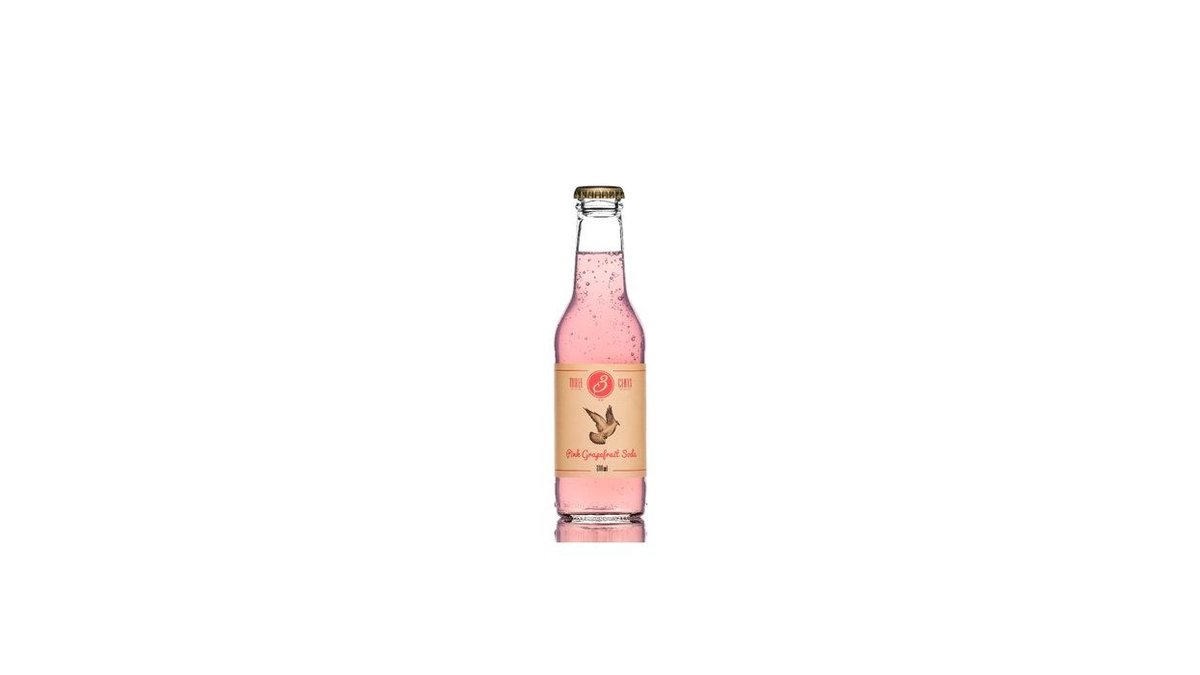 Three Cents Pink Grapefruit Soda 0.25 l